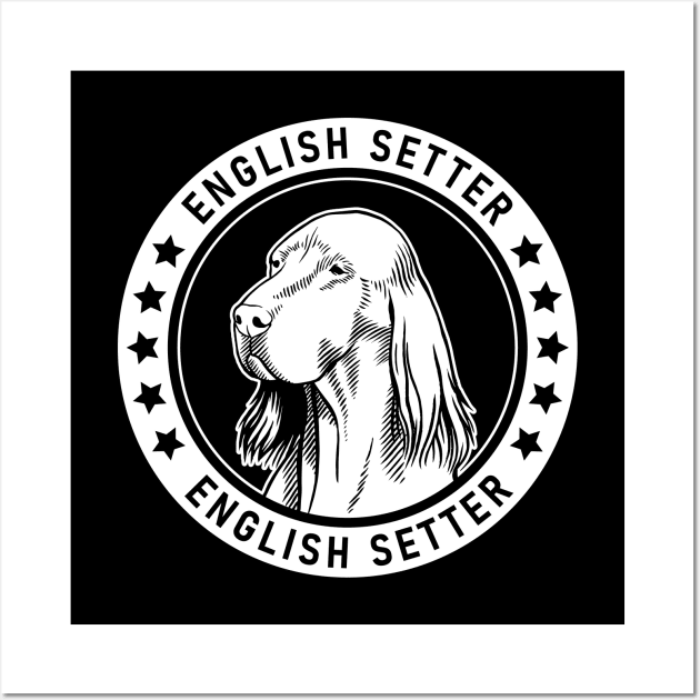 English Setter Fan Gift Wall Art by millersye